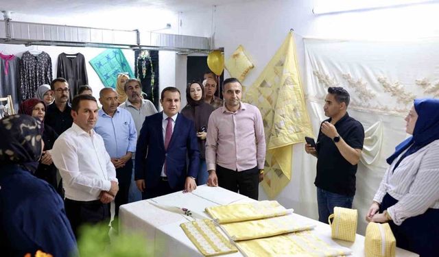 Akçadağ'da hayat boyu öğrenme sergisine yoğun ilgi