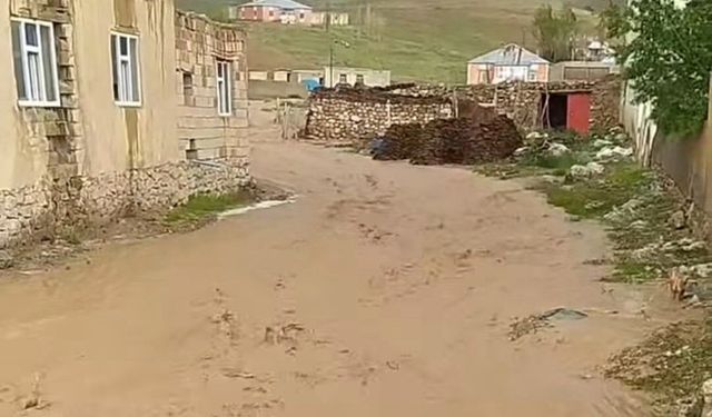 Başkale'de sağanak sele yol açtı