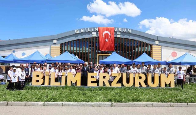 Bilim Fuarları Festivali Erzurum'da büyük bir coşkuyla yapıldı