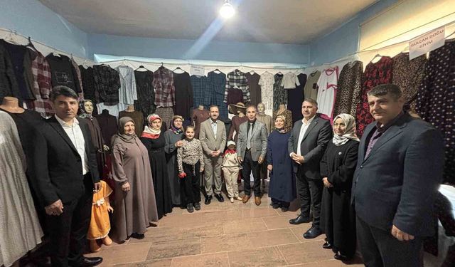 Bingöl'de kadınların el emeği ürünleri beğeniye sunuldu