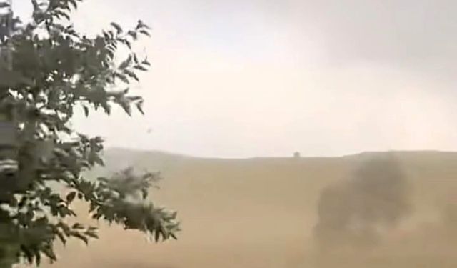 Bingöl'de şiddetli fırtına etkili oldu