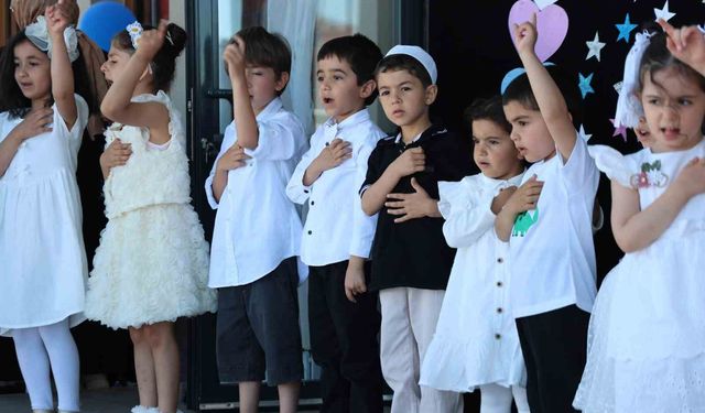 Elazığ’da Kur’an Kursunda mezuniyet heyecanı