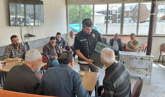 Erzincan’da uyuşturucuyla mücadele kapsamında bin 535 kişi bilgilendirildi