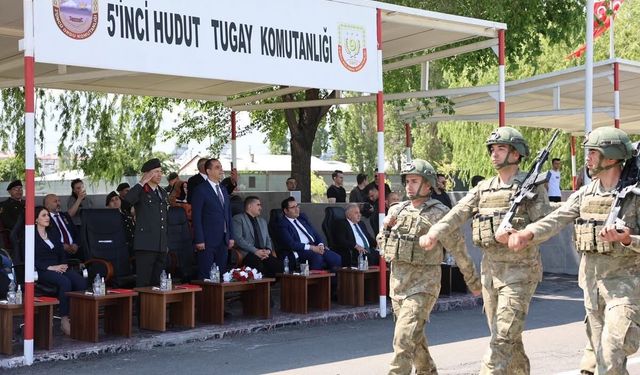 Iğdır'da Türk Kara Kuvvetlerinin iki bin 235 yıllık gururu törenle taçlandı