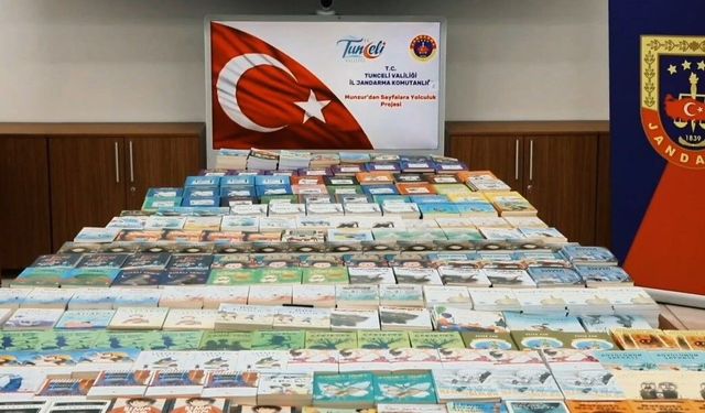 Jandarmadan köy okullarına 5 bin kitap desteği