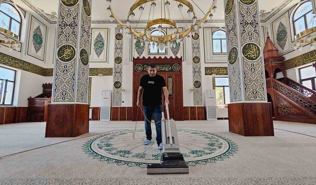 Mehmet Turgut Camii'nin açılışı için hazırlıklar tamamlandı