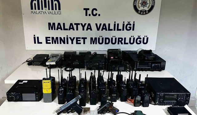 Polis frekanslarını takip eden 6 şüpheli yakalandı