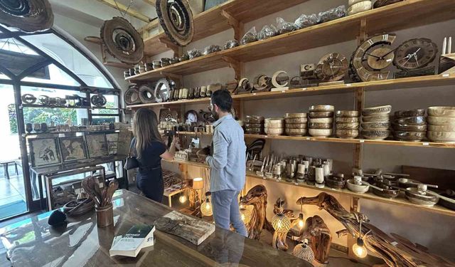 Van'da ömrünü tamamlamış ceviz ağaçları sanat eserine dönüşüyor