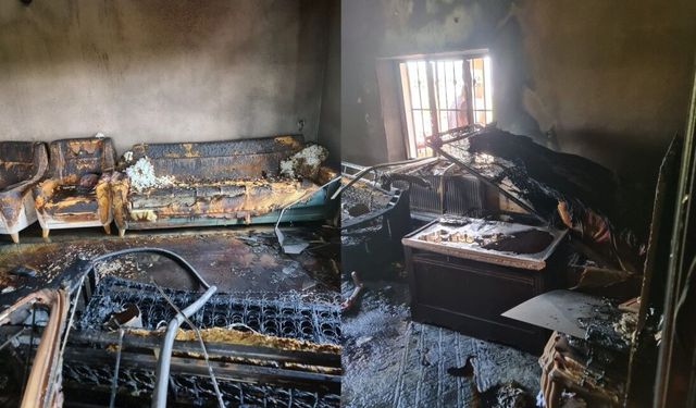 Ahlat’ta çıkan yangında 1 kişi ağır yaralandı
