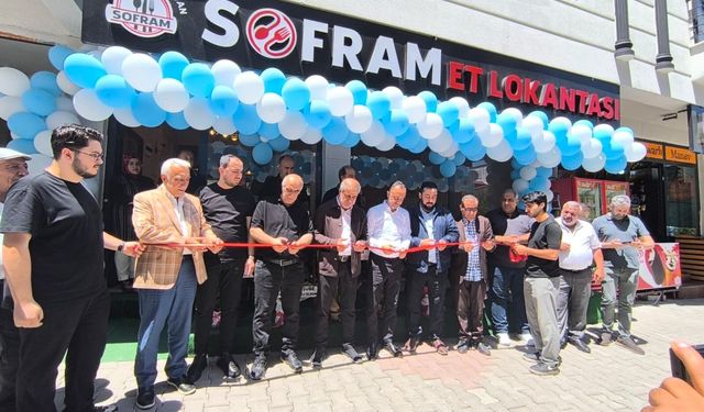 Tatvan'da Sofram Et Lokantası düzenlenen törenle açıldı