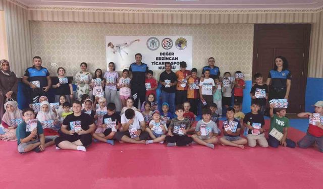 Erzincan'da öğrencilere güvenlik eğitimi