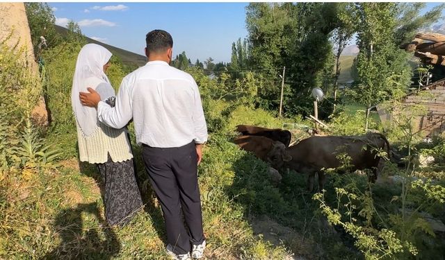 İneğini kaybeden Ayni teyzeye umut olan yardım eli
