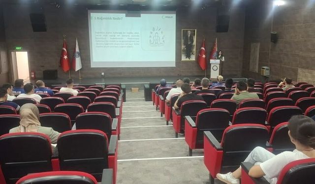 Kars emniyet personeline kumar bağımlılığı eğitimi ve YEDAM tanıtımı yapıldı