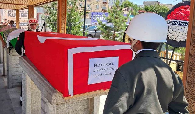 Kıbrıs Gazisi Fuat Akgül’e son görev