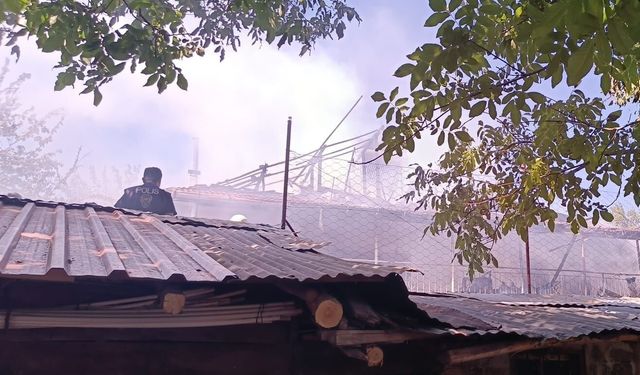 Malatya'da müstakil ev yangında küle döndü