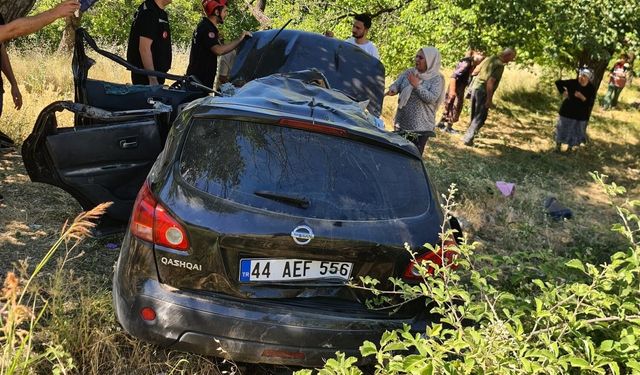 Otomobil şarampole yuvarlandı: 1 yaralı