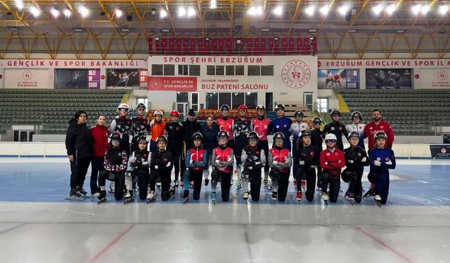Short Track yeni sezon hazırlık kampları Erzurum'da sona erdi