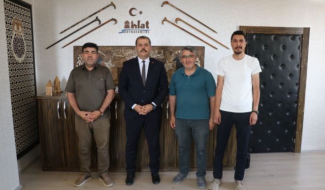 Ahlat basınından Kaymakam Kaya’ya ziyaret