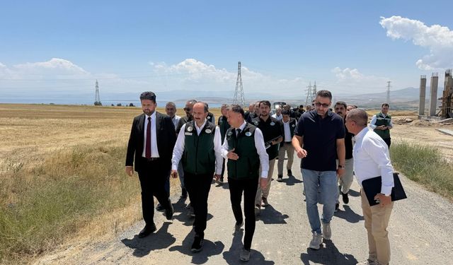 DSİ Genel Müdürü Balta, Ahlat İçme Suyu Projesi'ni yerinde inceledi