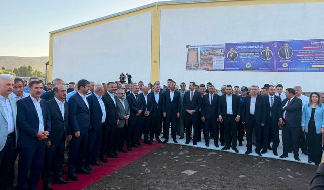 Günkırı'nda Gençlik Merkezi ve Kapalı Spor Salonu projesinin temeli atıldı