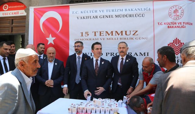 Bitlis Vakıflar Bölge Müdürlüğünden 15 Temmuz'a özel hatim duası programı