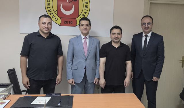 BİK Van Bölge Müdürü Tokgöz, Bitlis Gazeteciler Cemiyeti'ni ziyaret etti