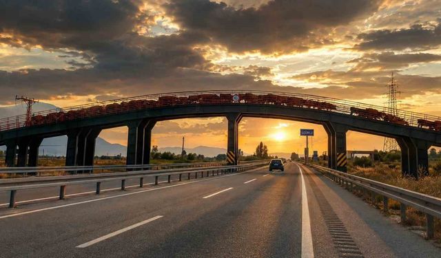 Erzincan'da hayvan sürülerine özel üst geçit yapıldı