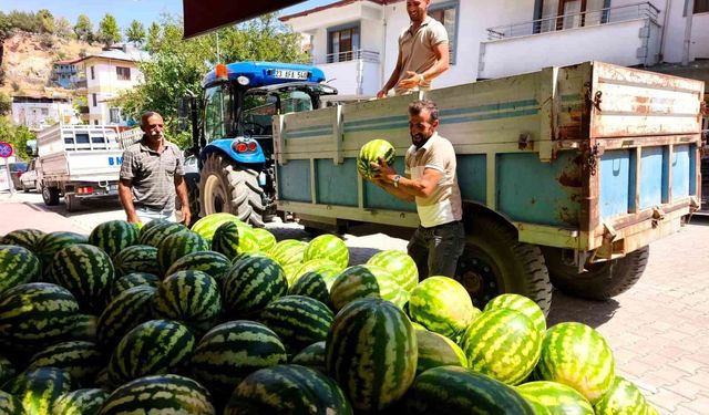 Tezgahlar Hıdıroz Karpuzu ile şenlendi