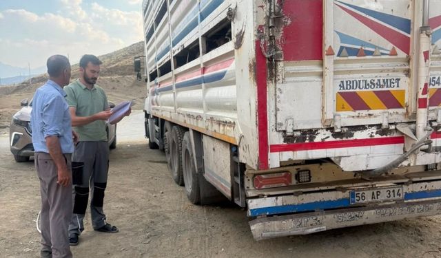 Yüksekova'da hayvan sağlığı için yol kontrolleri devam ediyor