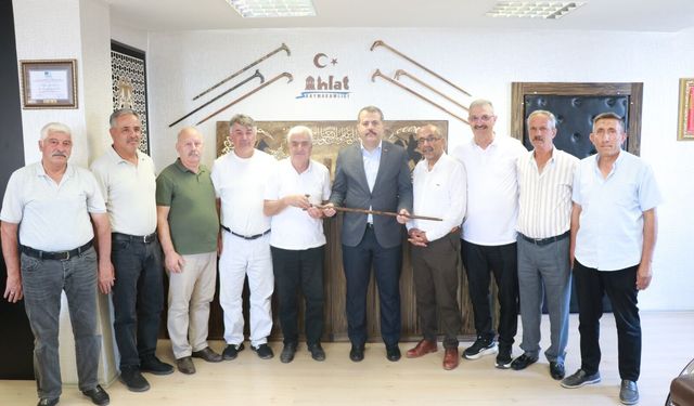 Ahlat Doğa ve Kültür Derneği’nden Kaymakam Kaya’ya ziyaret