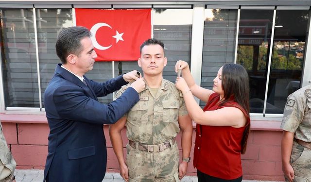 Bitlis'te 28 jandarma personeli bir üst rütbeye terfi etti