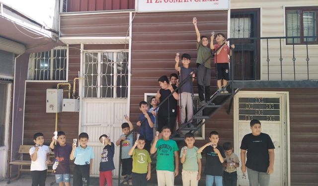 Hz Osman Camii yaz Kur’an kursu öğrencileri eğitimlerini tamamladı