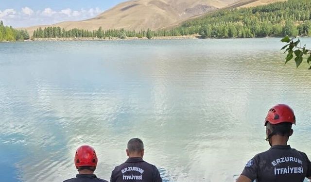 Erzurum'da gölete giren şahsın cansız bedenine ulaşıldı