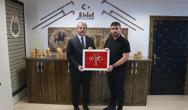 AK Parti Ahlat Gençlik Kolları’ndan Kaymakam Kaya’ya ziyaret