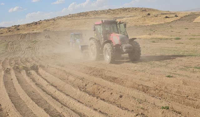 Adilcevaz’da yeni sezon için buğday ekimi başladı