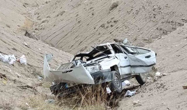 Elazığ'da feci kaza: 1 ölü, 1 yaralı