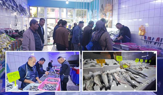 Ahlat’ta soğuk havalarla birlikte balık satışları arttı