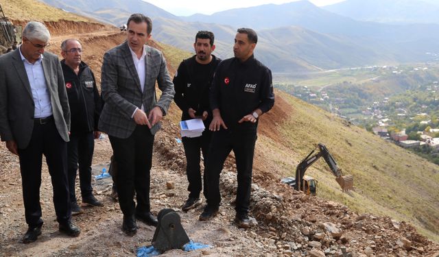 Bitlis’te çığ tehlikesine karşı önlem çalışmaları sürüyor