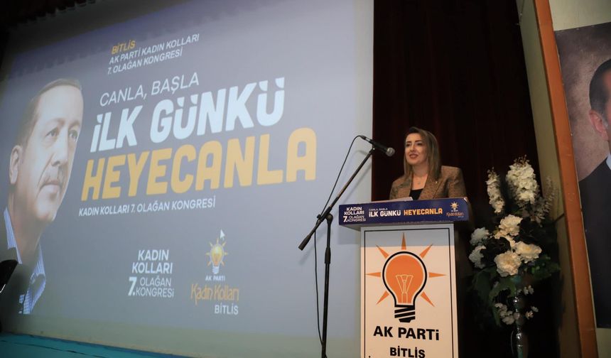 AK Parti Bitlis İl Kadın Kolları Başkanı Uca güven tazeledi