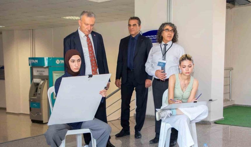 Erzincan’da özel yetenek sınavları yapıldı