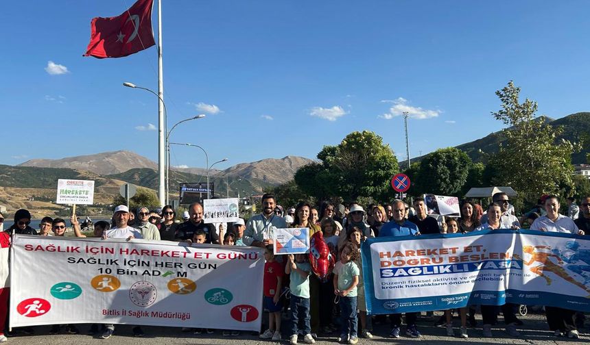 Tatvan’da “Hareket Et, Doğru Beslen, Sağlıklı Yaşa” etkinliği