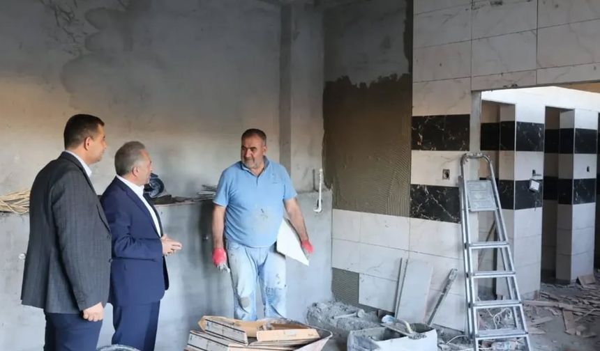 İl Müftüsü Koçak, Hizan’daki kurs inşaatlarını inceledi