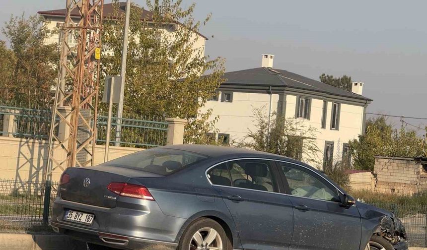 Iğdır’da maddi hasarlı trafik kazası