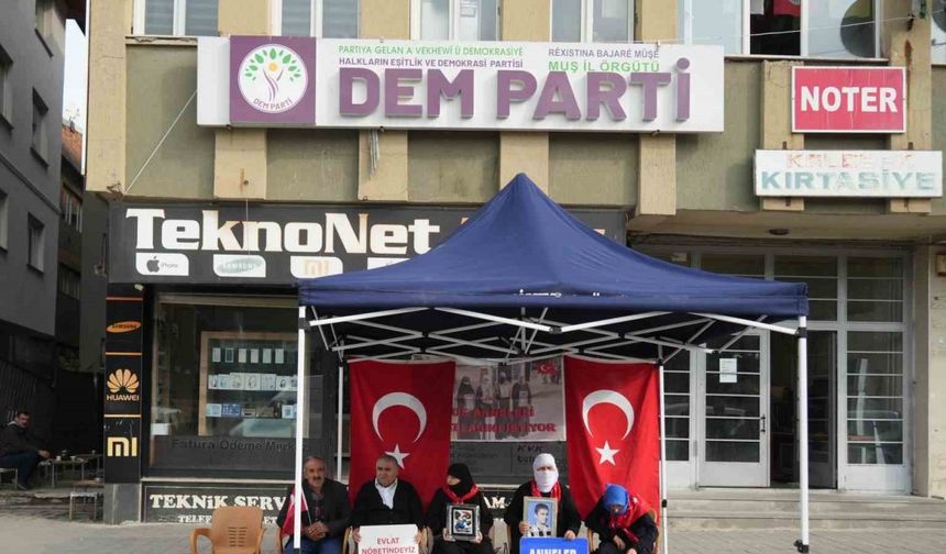 Muşlu annelerin evlat nöbeti sürüyor