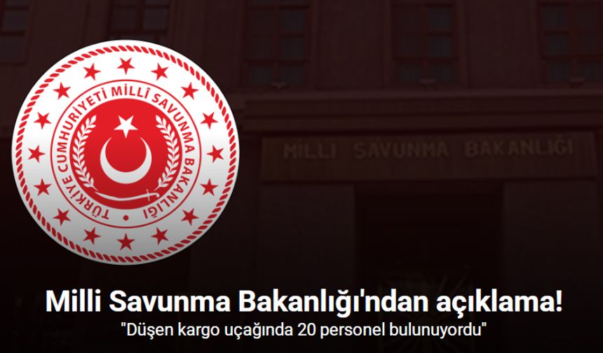 Askeri kargo uçağı düştü!