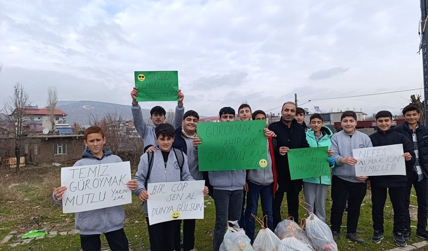 Güroymak’ta “Geleceğimiz İçin Temiz Güroymak” etkinliği