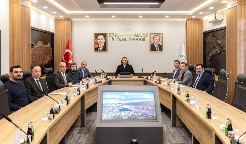 Erzincan İl Özel İdaresinde Encümen toplantısı gerçekleştirildi
