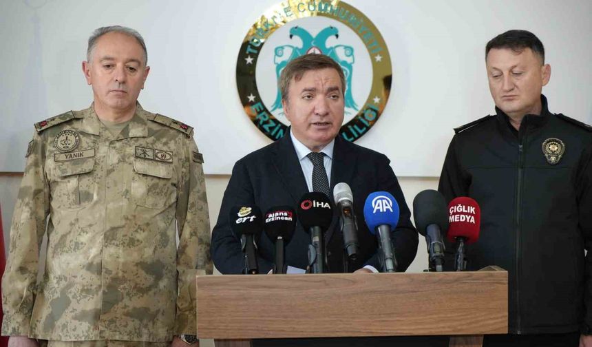 Erzincan'da asayiş raporu açıklandı: Suç oranlarında düşüş, operasyonlarda artış görüldü