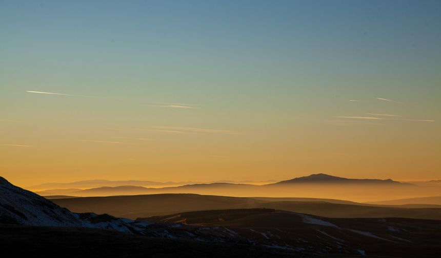 Ahlat’ta sis denizinden muhteşem kareler!