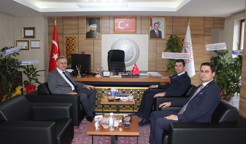 Göreve yeni başlayan Sağlık Müdürüne hayırlı olsun ziyaretleri